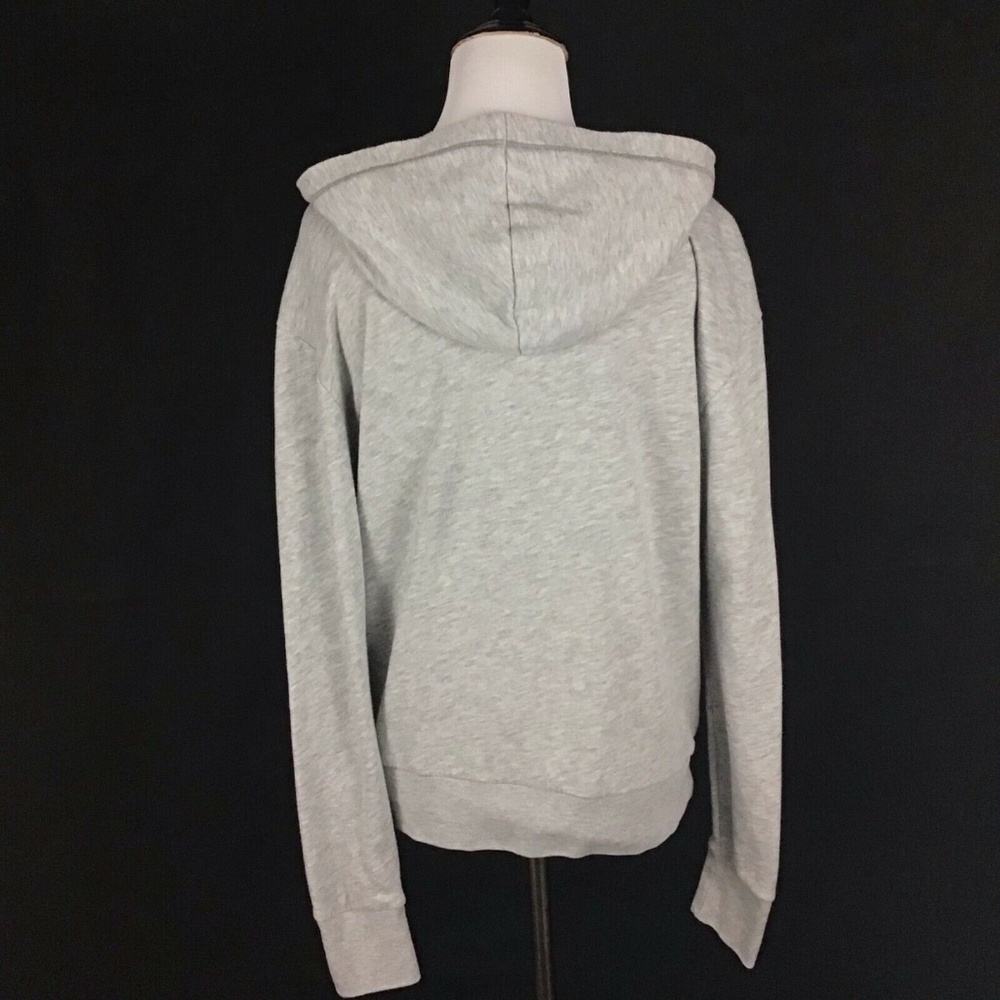 Aéropostale Hooded Sweatshirt Gray Pink Medium - Picture 5 of 7
